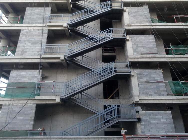 钢结构楼梯安装